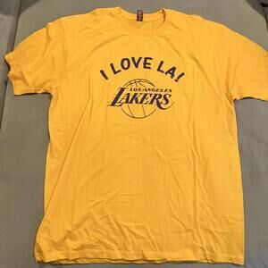 Nwot - I Love La Lakers - 22 Years Of History 6 4 2000 Kobe Bryant - T Shirt Xl
